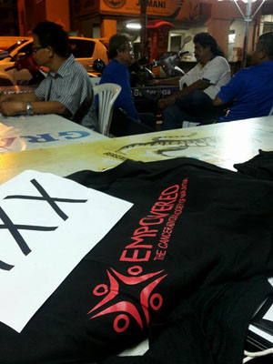 Empowered T-Shirts provided for Volunteers